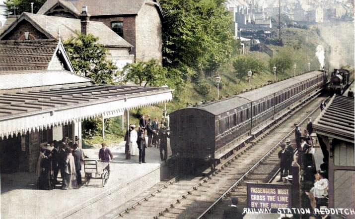 Barnt Green Alcester Line. Redditch 5 Alvechurch Railway Station Photo 